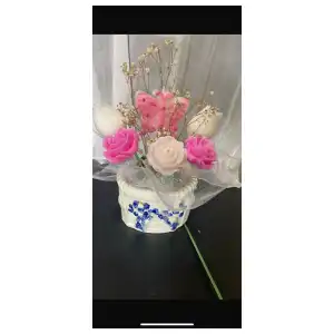 Ramo de flores flores/ Mariposa. miniatura 2
